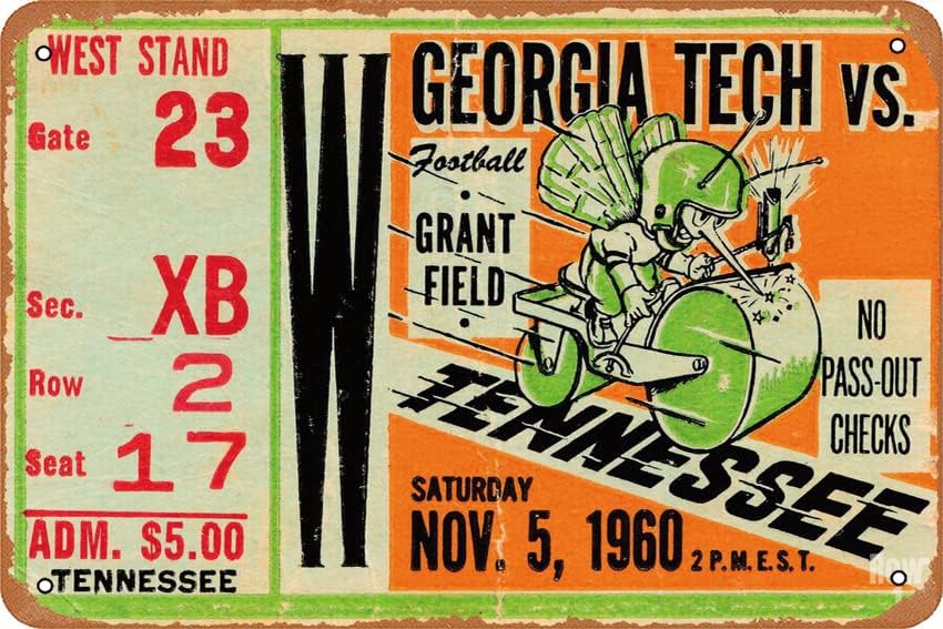The Office Tech - 1960 GEORGIA TECH VS. TENNESSEE poster