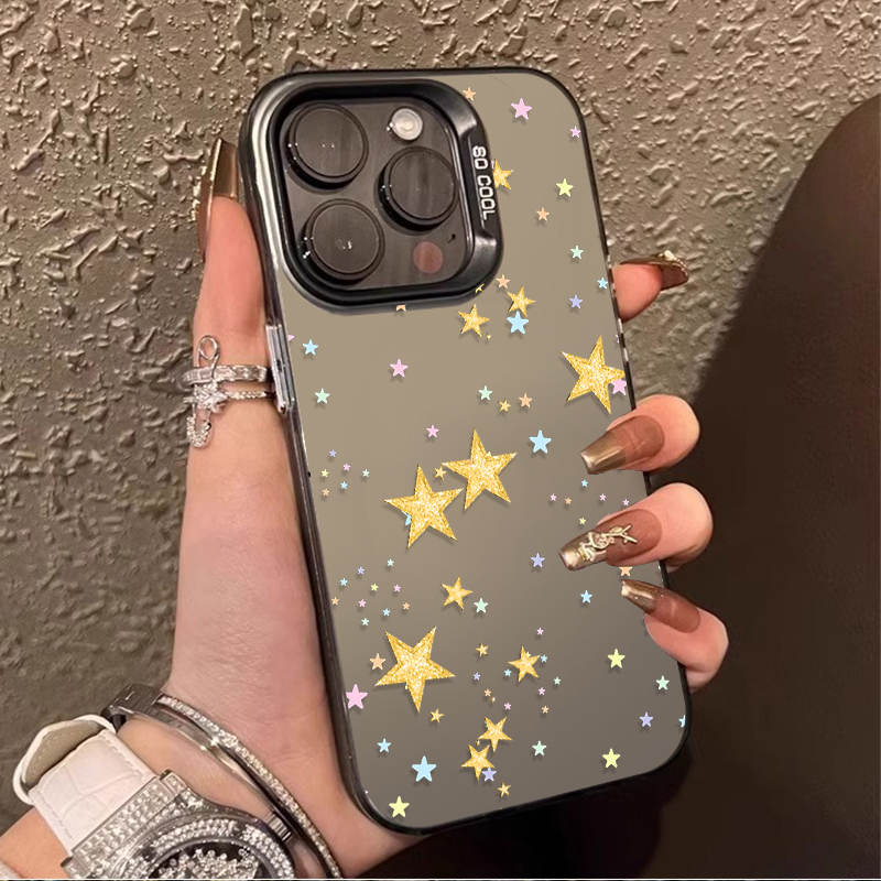 Receipt Printer Thermal - Colorful Star Pattern Matte Hard Case