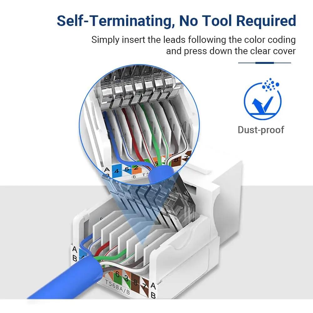 RJ45 Network Module RJ45 Conne - Patch Panel Cat6 review and price