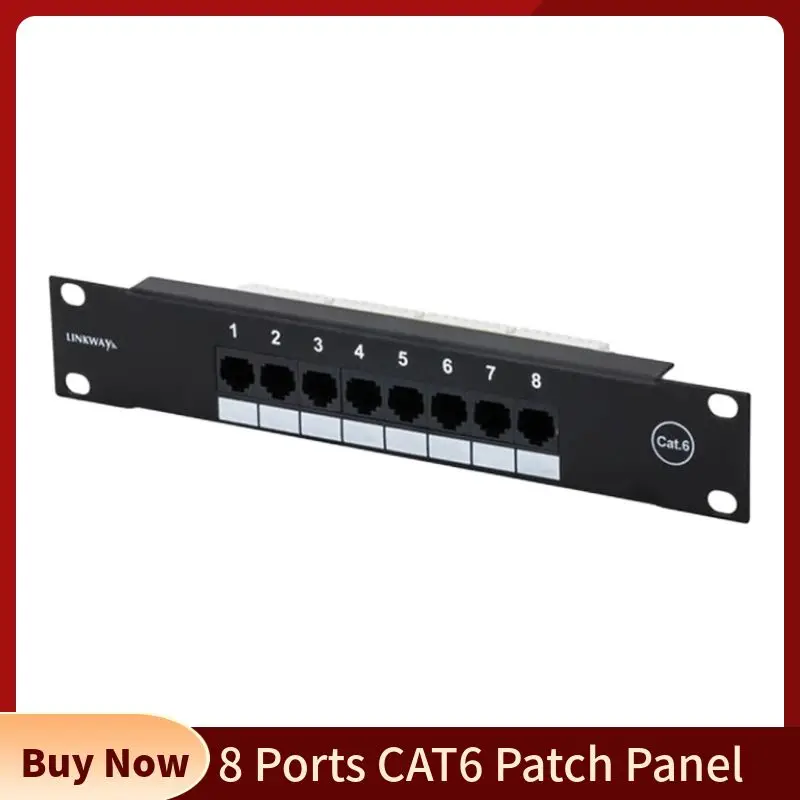 Network Adapter 8 Port CAT6 Pa - Patch Panel Cat6 review and price