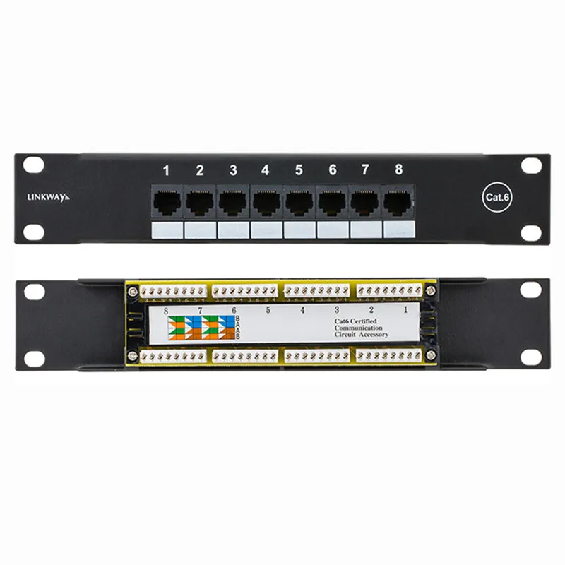 Network Adapter 8 Port CAT6 Pa - Patch Panel Cat6 review and price