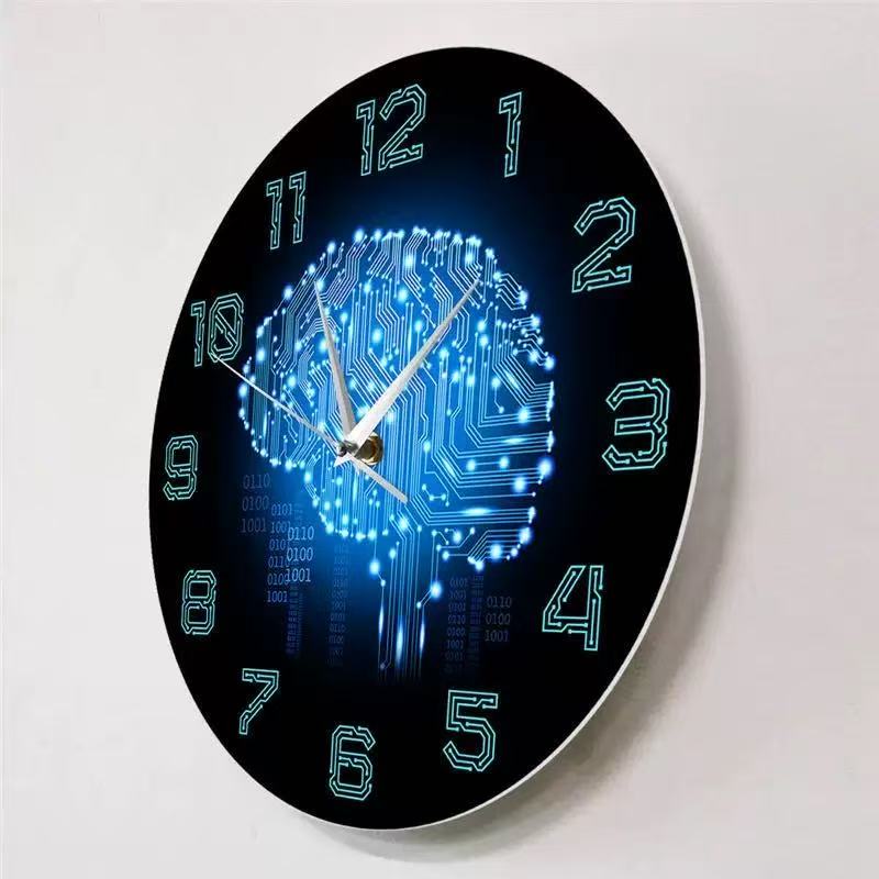 Tech Brain Wall Clock Binary C - The Office It Tech review and price