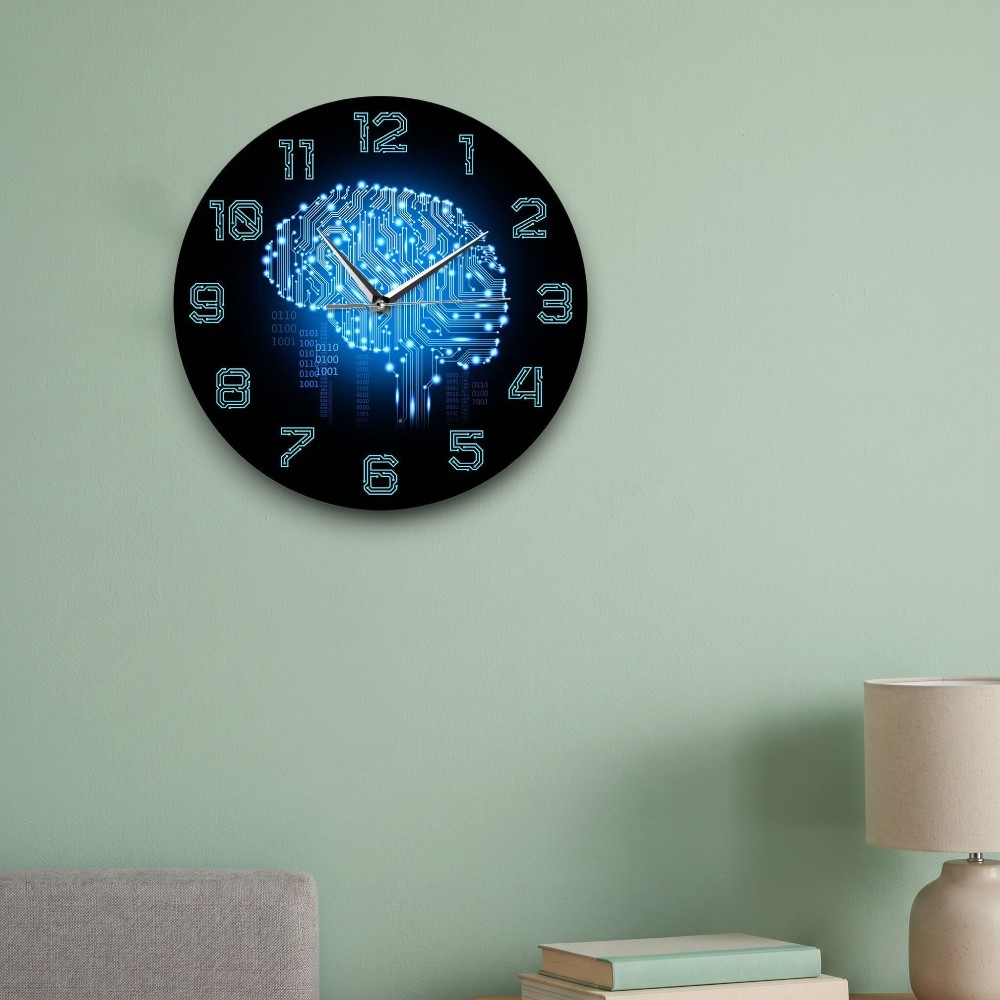 Tech Brain Wall Clock Binary C - The Office It Tech review and price