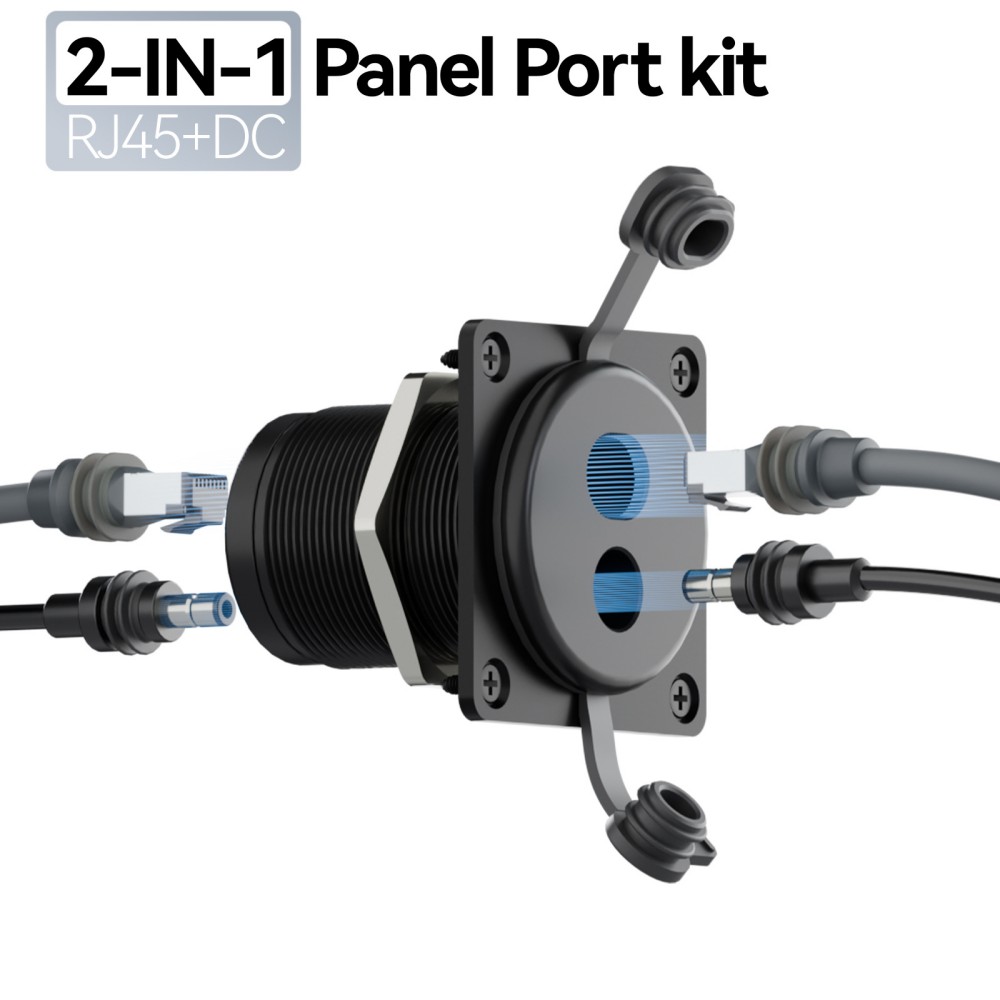 Aluminum Dual Pass Through Wal - Patch Panel Cat6 review and price