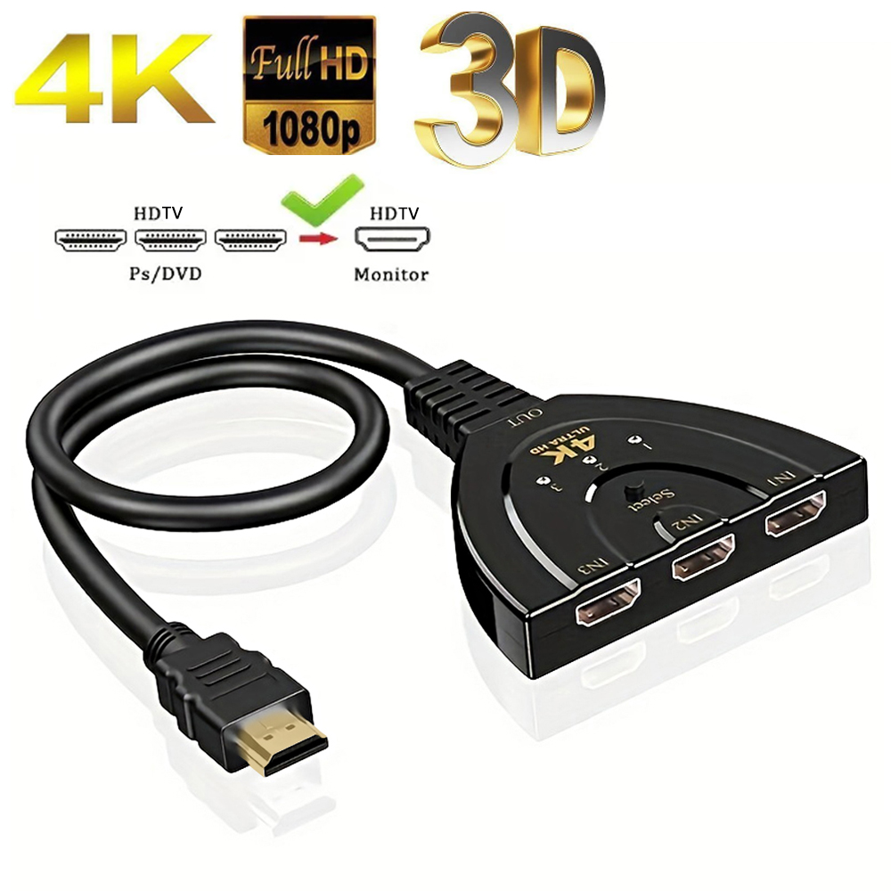 4K*2K 3 Port HDTV-compatible S - Hdmi Matrix Switch review and price