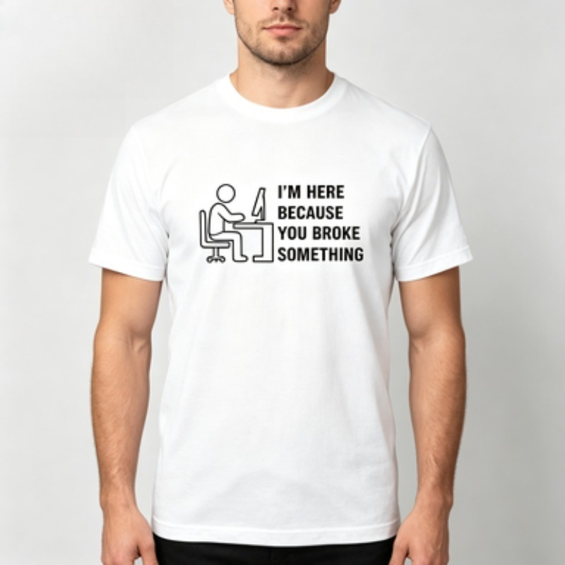 Soft Cotton Men T-shirt Tech S - The Office It Tech review and price