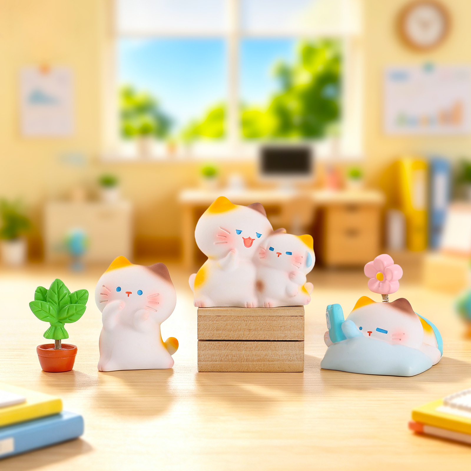 Working Kitten Resin Blind Box - Office Technician review and price