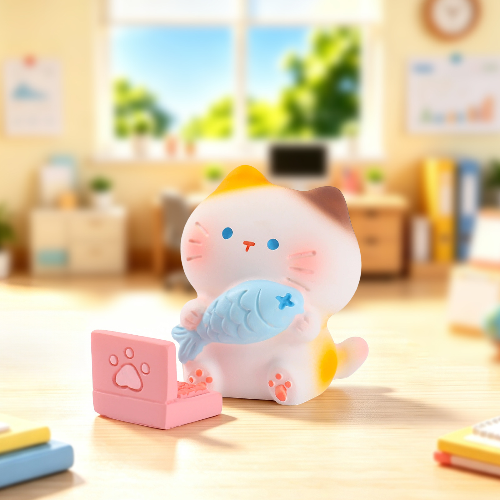 Working Kitten Resin Blind Box - Office Technician review and price