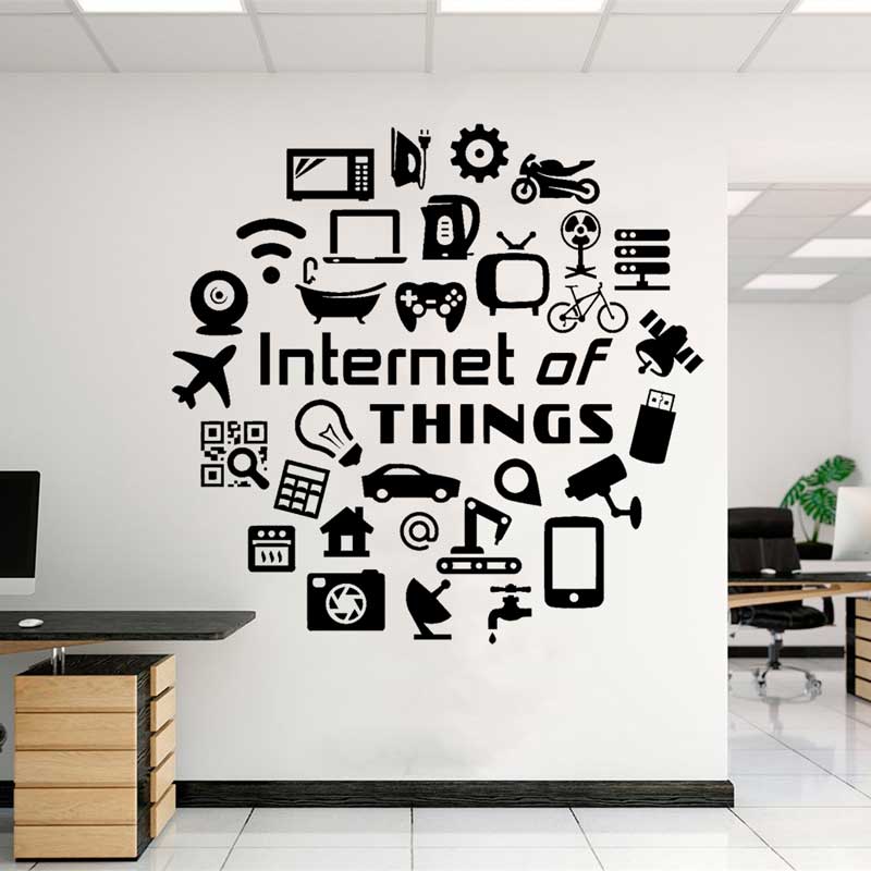 Tech vinyl wall decals Interne - The Office It Tech review and price