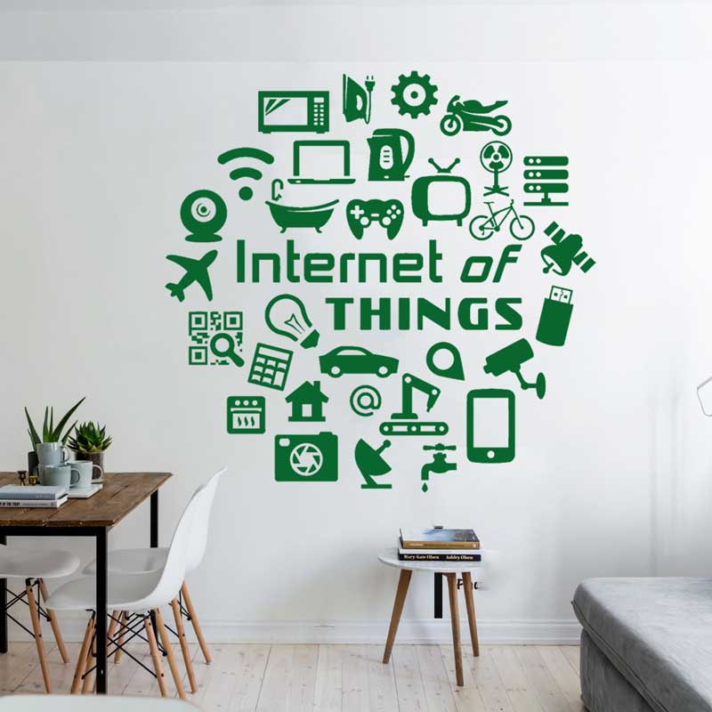 Tech vinyl wall decals Interne - The Office It Tech review and price
