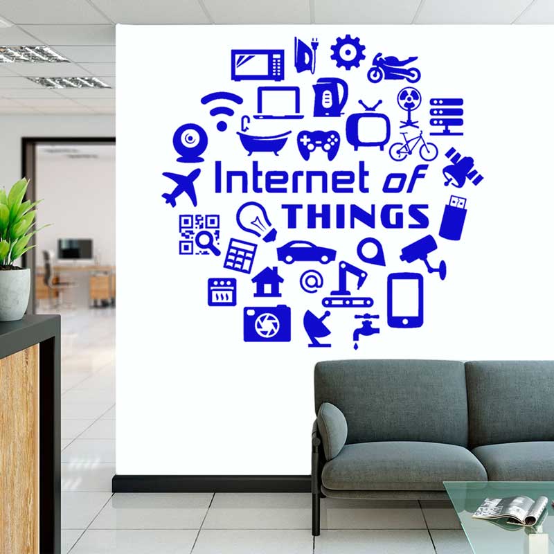 Tech vinyl wall decals Interne - The Office It Tech review and price