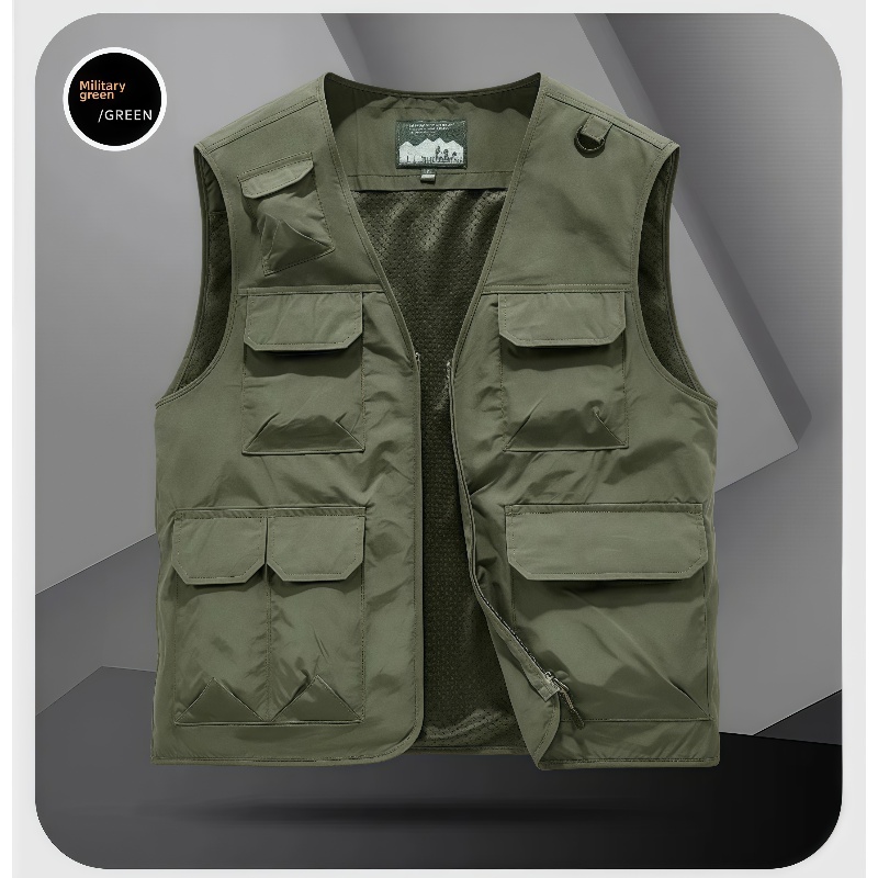 6XL Summer New Outdoor Vest Me - Office Tech Wear review and price