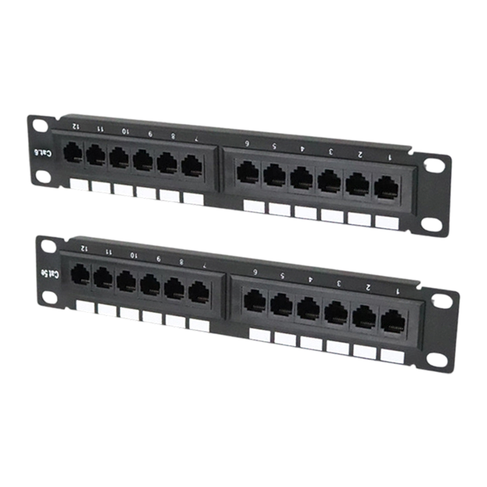 12-Port Wall Mounted Patch Pan - Patch Panel Cat6 review and price